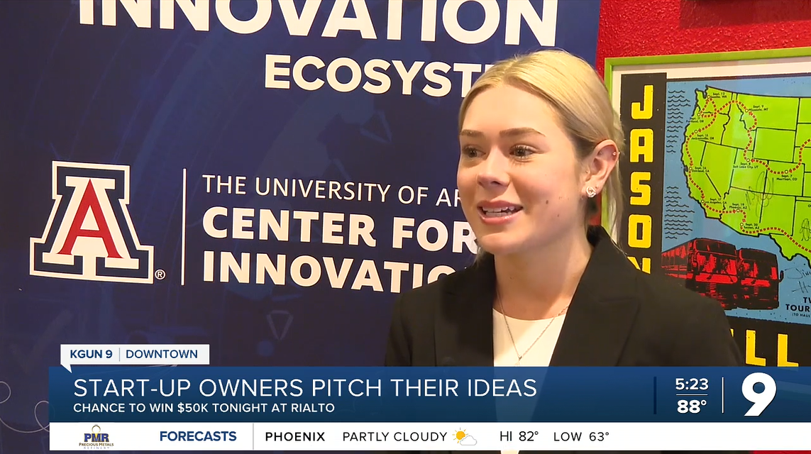 Kovera on KGUN9 for IdeaFunding pitch competition